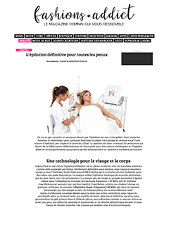 article Fashions Addict - L'épilation définitive pour toutes les peaux - Institut Pyrène